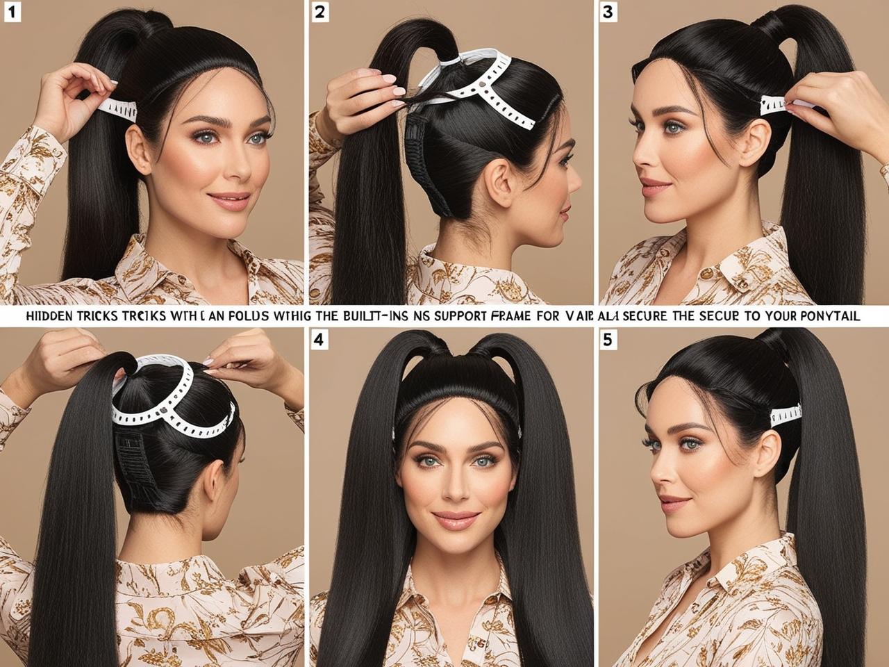 How to Create a High Ponytail with Wig Pieces