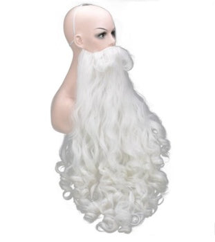 Christmas beard Santa wig cosplay headgear beard wig kit