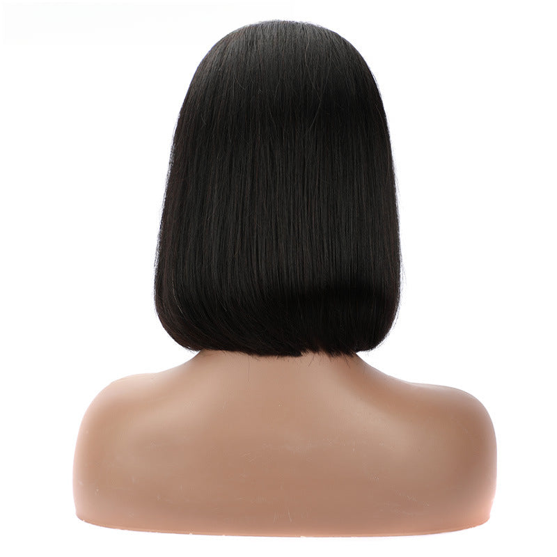 Front lace wig bob 13x4 wig straight natural straight hair bobo