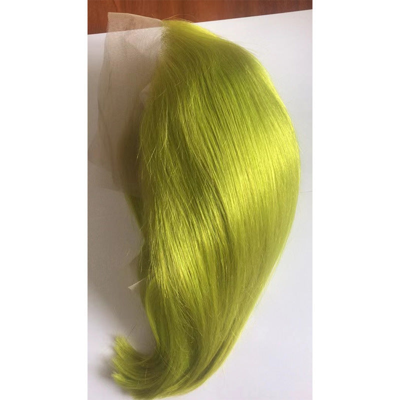 LACE WIG 13x4 BOB WIG straight YELLOW GREEN