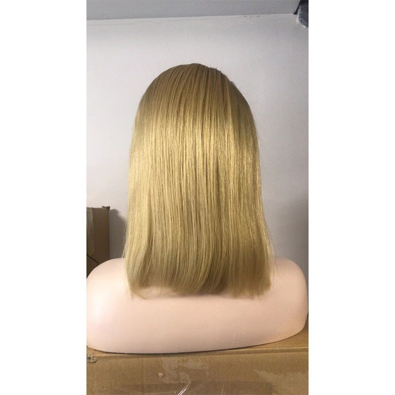 LACE WIG 13x4 BOB straight GOLDEN YELLOW