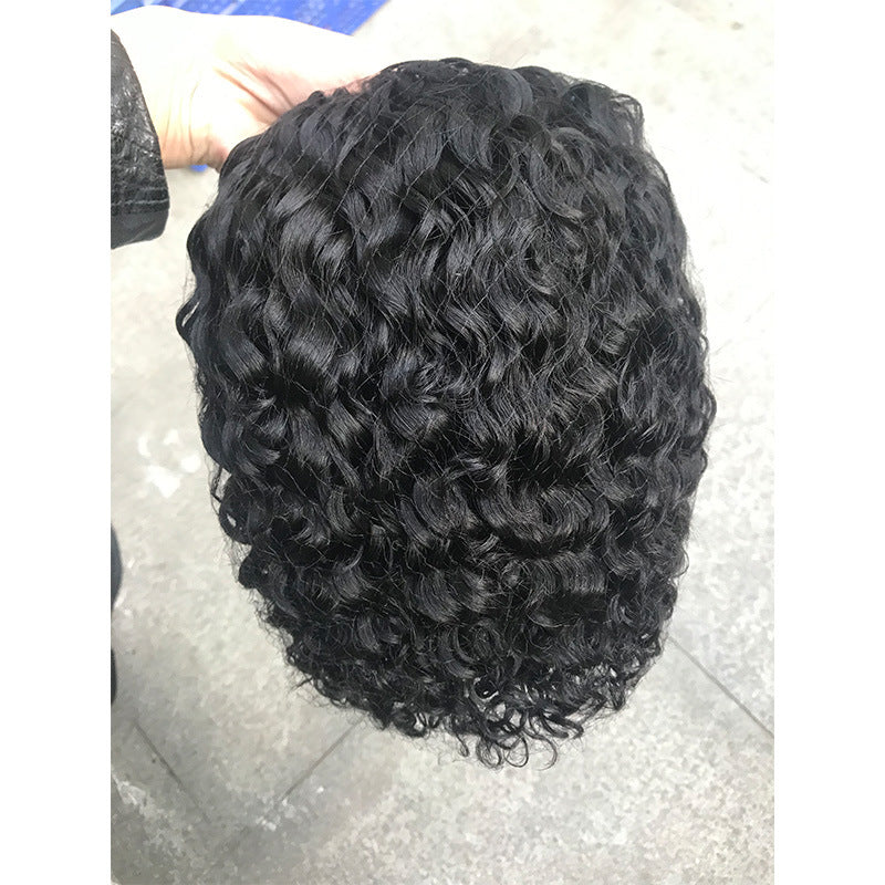 LACE WIG bob 4x4 jerry curl #Bobo head, beautiful woman