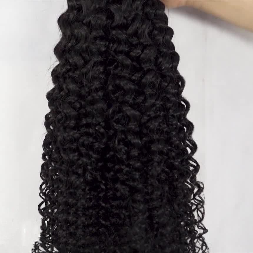 Europe and the United States wig hair curtain Brazil real hair 22 inches of natural black manufacturers wholesale Express